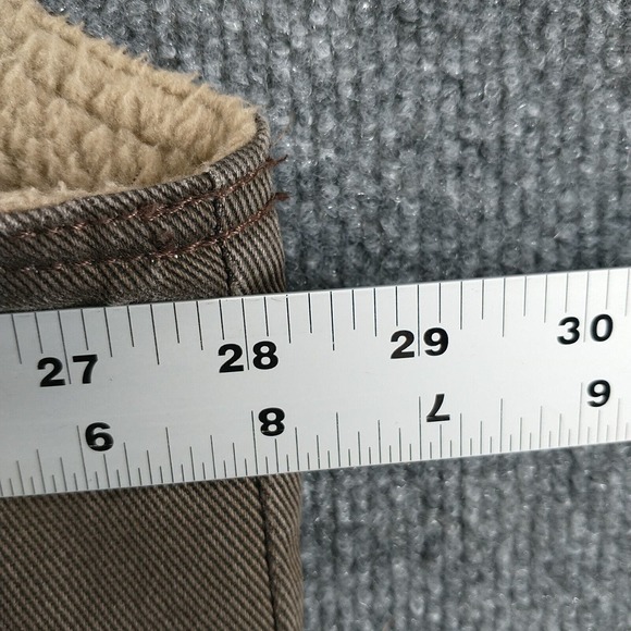 Wolverine Men's Full Zip Sherpa Lined Vest Brown XXL Cotton Twill - Picture 14 of 14